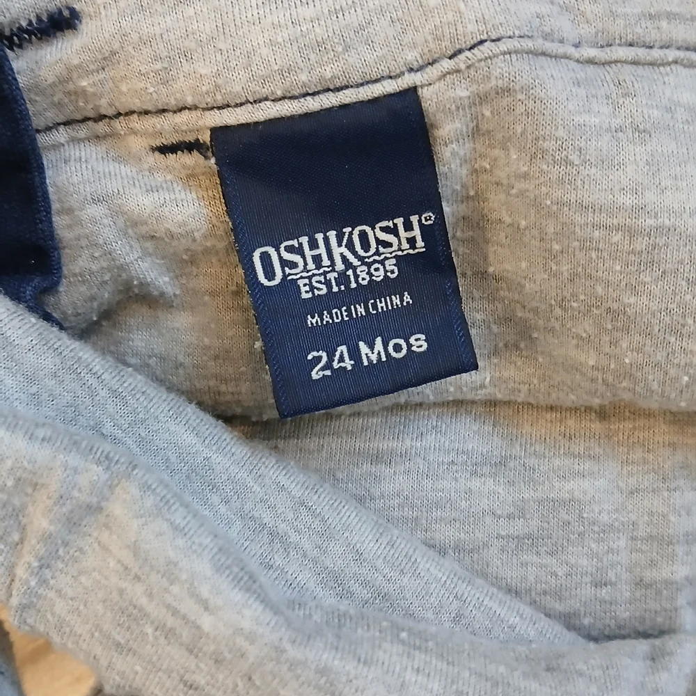 OshKosh B’gosh Lined Navy Overalls – Size 24 Months – Fleece‑Lined Cargo Style